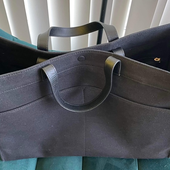 Sézane black cabas tote - Picture 5 of 6